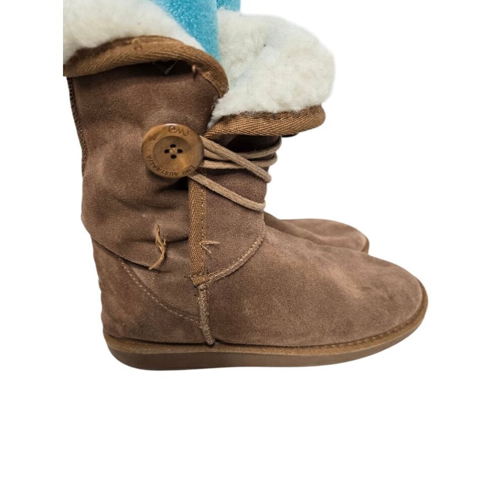 Emu Australian Kate Tan Suede Merino Wool Lined Boot